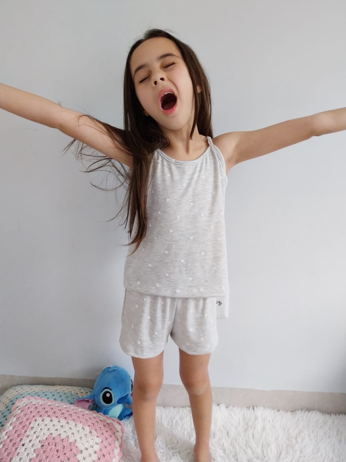 Pijama cinza alcinha - Imagem 3