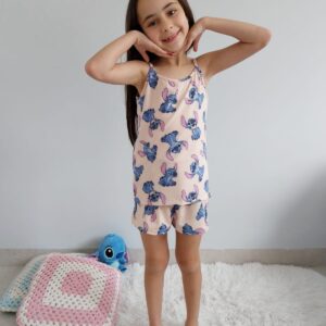 Pijama stitch alcinha