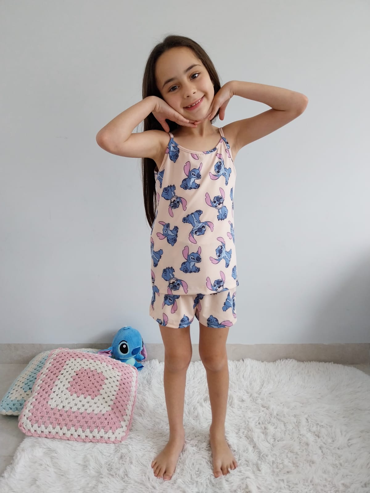Pijama stitch alcinha
