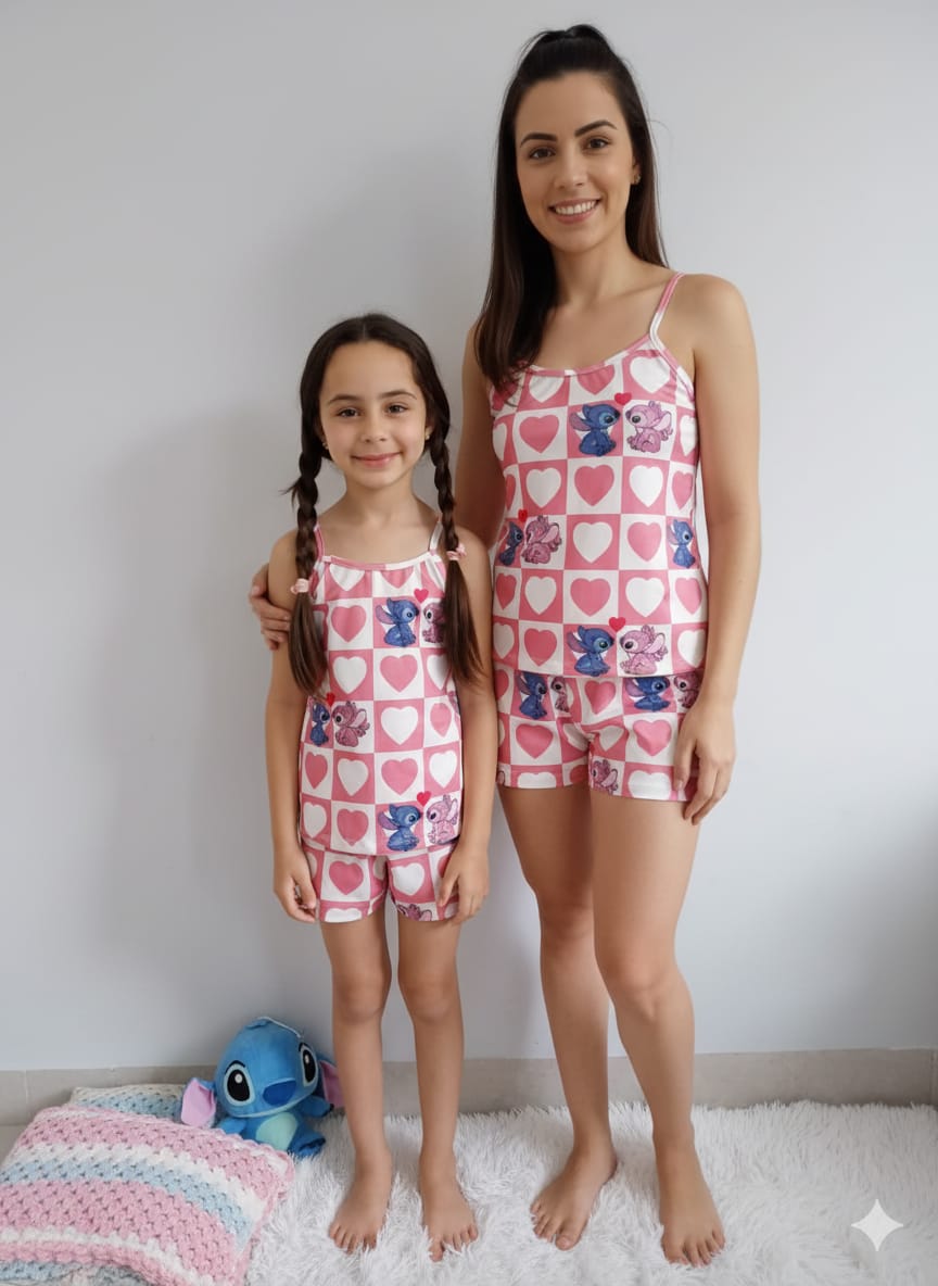 PIJAMA MÃE E FILHA