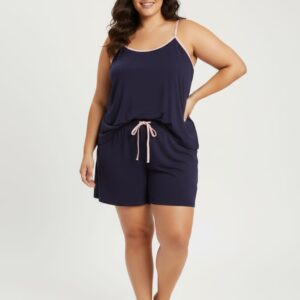 PIJAMA FEMININO AZUL MARINHO