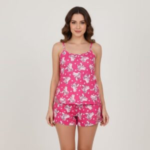 PIJAMA stitch alcinha/pink